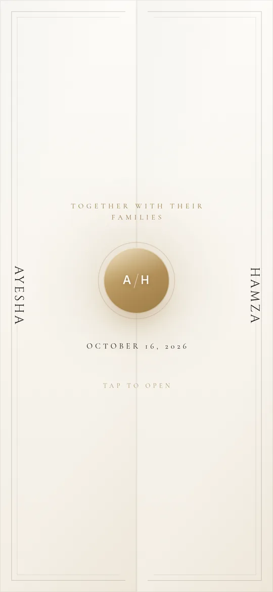 Sehar invitation template