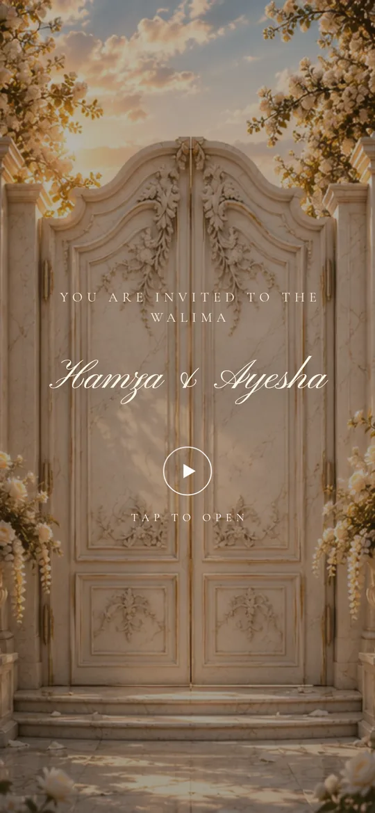 Zareen invitation template